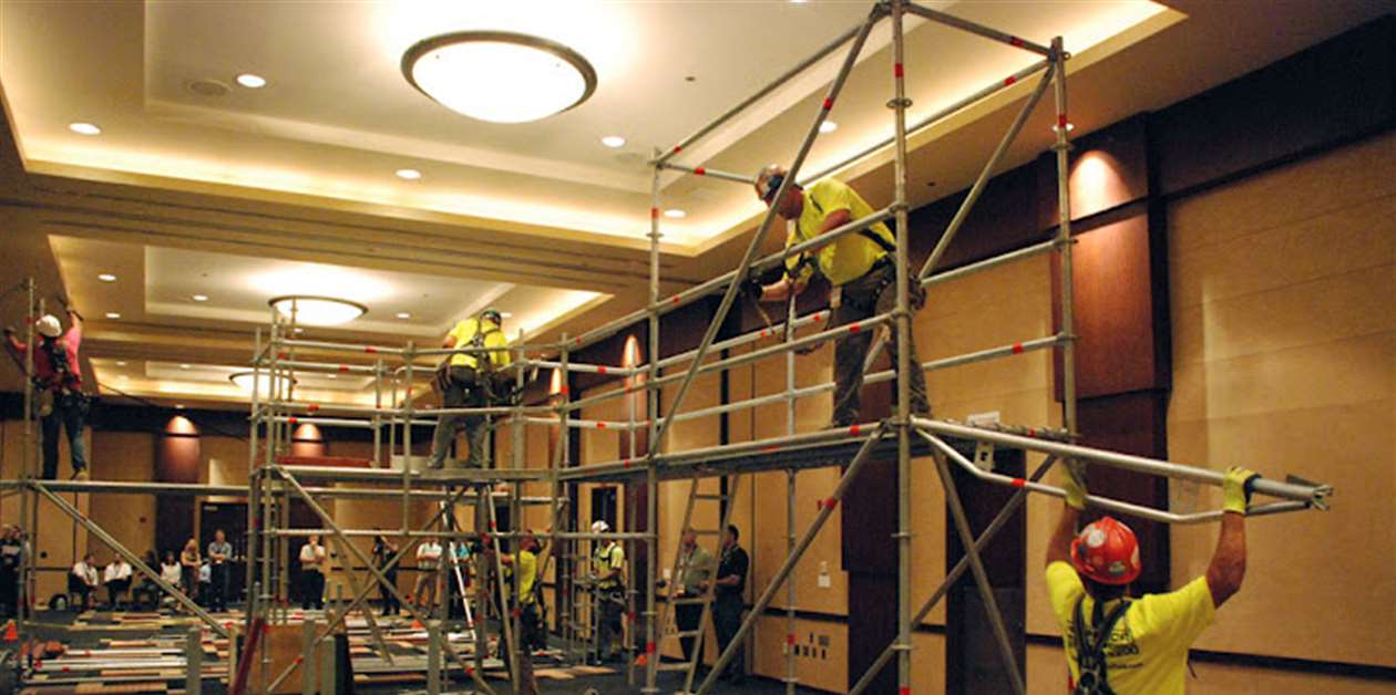 SAIA brings scaffold challenge to World of Concrete Scaffold & Access