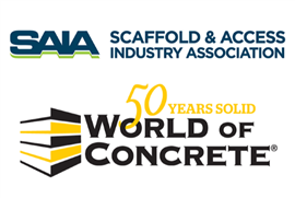 scaffold builders challenge, saia, world of concrete
