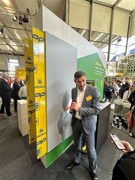 Doka CEO Robert Hauser discusses Xlife product (Image: Mitchell Keller)