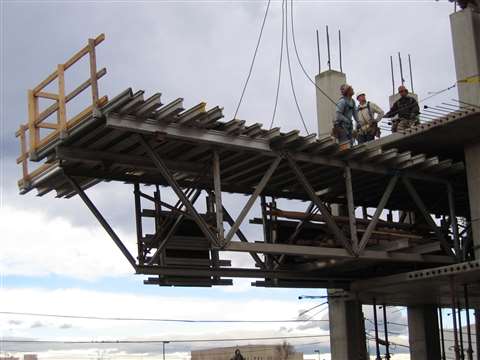 Flying formwork, scaffolding, shoring, formwork